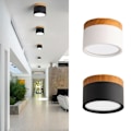 Miniatyrbilde 5 av 5: LED-taklampe, varmt hvitt downlight for stue, gang, svart