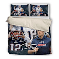 Miniatyrbild 2 av 5: v3785 Sängkläder Tom Brady Påslakanset Doona Örngott Sängkläder Barn Sängkläder Sängkläder IU3785 240x260cm 94x102in