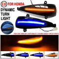 Miniatyrbillede 3 af 5: 2 stk. Dynamisk Blinklys til Honda Civic 8. Mk8 Hatchback LED Blinklys 3D 5D Sidespejlslampe 2006 2012 FN2 FN FK