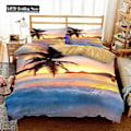 Miniatyrbild 1 av 5: v488 Sängkläder Täcke Örngott Set Strand Lyx Sängkläder Soluppgång Påslakan Set Hemtextil California King Sängkläder % Hög Kvalitet 3-Delars Sängset 200x200cm 78x78in