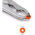 Miniatyrbilde 2 av 5: Rustfritt stål kastrerings tang - For storfe, gris, sau, med 100 gummiring