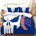 Miniatyrbild 1 av 5: v5064 Sängkläder New York Islanders 3 Delars Sängset Påslakan Täcke Örngott Mjuka Lakan IU5064 135x200cm 53x78in