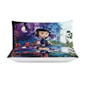Miniatyrbillede 3 af 5: Coraline 3 stk. Sengesæt Åndbart Dynebetræk med 2 Pudebetræk Blødt Helårs Sengesæt hn8 135x200cm 53x78in