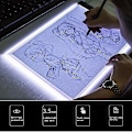 Miniatyrbilde 4 av 5: A5 LED-tegnebrett, tynn kunstmal, sjablongtegnebrett, lysboks, sporingsbord, pute