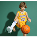 Miniatyrbilde 4 av 4: LeBron James Nr. 23 Baskettrøye Sett Lakers Uniform for barn og tenåringer -a M (130-140CM)