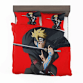 Miniatyrbild 2 av 5: v4670 Sängkläder Japansk Anime Boruto Naruto Påslakanset Örngott Täcke Örngott Sängkläder IU4670 135x200cm 53x78in