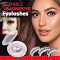 Miniatyrbild 2 av 5: Reusable Self Adhesive Eyelashes Natural Look Washable No Glue Waterproof