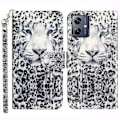 Miniatyrbild 1 av 5: För Motorola Moto G14 5g Plånboksfodral i Läder 3d Mönster Folio Cover Leopard