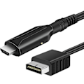 Miniatyrbillede 3 af 5: WIISTAR for PS2 til HDMI-kompatibel lyd- og videokonverteradapter, understøtter PS 1/2 til HDTV PC Full HD-kabeladapter Black
