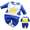 Pikkukuva 1 / 5: Vastasyntyneen vauvan poikien ja tyttöjen lyhythihainen sarjakuva Onesies Jumpsuit Sininen, Oranssi, 1-24 kuukautta 59 Blue