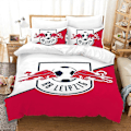 Miniatyrbild 1 av 5: v95 Sängkläder Dubbelt Täcke Sängkläder Set Påslakan Set Drottning Täcke Set Örngott Täcke Örngott Set RB L-leipzig 3-delars 135x200cm 53x78in