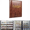 Miniatyrbild 1 av 4: 100 sidor Myntalbum Myntsamlare 250 fickor för mynt