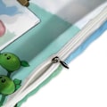 Miniatyrbild 4 av 5: v1406 Plants Vs Zombies Täcke Set Tjockt Mjukt 3-delars Sängklädesset Året Runt Täcke med 2 Örngott för Vuxna Kvinnor Flickor Tonåringar Hemrum De 200x200cm 78x78in