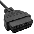 Miniatyrbillede 2 af 5: For Nissan 14 Pin til 16pin kabel OBD Ii diagnostisk interface 14pin til OBD2 16 pin adapter fungerer til -ys
