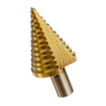 Miniatyrbillede 2 af 3: 5-35mm Metal Hss Trin Drill Bit Professionel Titanium Trin Drill Bit Med Etui Til Træ Plast Metal