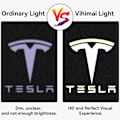 Pikkukuva 4 / 5: Ovi Logon Projektorivalo Tervetulovalot Askelvalo Tesla Model 3 Model Y Model S Model X Auton Ovivalo Tesla Valo Tesla Tarvikkeet, 4 Kpl/pakkaus