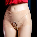 Miniatyrbilde 4 av 4: Perspective Åpen Skritt Undertøy Kvinner Erotisk Crotchless Lace Transparent Truser For Sex Underbukser Sexy Lingerie For Damer red 40-48kg
