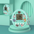 Miniatyrbilde 2 av 5: Elektronisk Cyber Pet Retro Leke Virtuelt Spill Nostalgisk 90-talls Nøkkelring- White