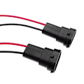 Miniatyrbillede 3 af 4: 2 stk. H8 H9 H11 Stikadapter til Forlygter Bil Forlygte Ledningsnet Stik Forlygte Pære Base Stik Kabel Stik