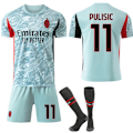 Miniatyrbillede 1 af 2: 2526 Trøje Sport Børn AC Milan Udebanetrøje 11 PULISIC 11 PULISIC #M