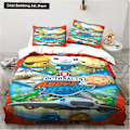 Miniatyrbilde 1 av 5: v928 Sengetøy Nye Tegneserie Octonauts /STK Sengesett Soverom Enkelt Dobbeltseng King Size Dynetrekk Og Putetrekk Barnebursdagsgave 3-Delt Seng 135x200cm 53x78in