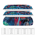 Miniatyrbilde 2 av 5: x316 Ghostbusters Frozen Empire Dynetrekk Mikrofiber Sengesett 3D-printet Lettvekt 3-delt Dynesett, 1 Dynetrekk og 2 Putetrekk 135x200cm 53x78in