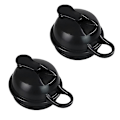 Pikkukuva 1 / 5: 2 kpl. Käännettävä, mehustimen varaosakannet NB1000W 1200W:lle, Sip & Seal -kannet NB1000W 1200W -sekoittimelle Black