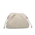 Miniatyrbillede 7 af 10: Molnrygsæk 2024 ny stil taske dame ko læder krøllet dumpling taske dame håndtaske skuldertaske MJ51 sort sort sort black black 22*9*14cm