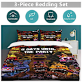 Miniatyrbilde 5 av 5: x226 Five Nights at Freddy's Dynetrekk Mikrofiber Sengetøy Sett 3D Trykt Lettvekt 3-delt Dynesett, 1 Dynetrekk og 2 Putetrekk 135x200cm 53x78in