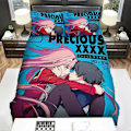 Miniatyrbild 1 av 4: v4899 Sängkläder Darling In The Franxx Zero Two X Hiro Precious Moment Påslakanset Sängkläder IU4899 135x200cm 53x78in