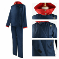 Miniatyrbild 4 av 5: Blå Jujutsu Kaisen Yuji Itadori Cosplay Kostym Uniform Halloween Dräkt L