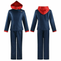 Miniatyrbillede 3 af 5: Blå Jujutsu Kaisen Yuji Itadori Cosplay Kostume Uniform Halloween Dragt 2XL