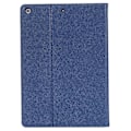 Pikkukuva 2 / 5: Gebei Parallel Lines Nahkainen Automaattinen Herätys/Lepo Tabletin Kotelo iPad 10.2 (2021)/(2020)/(2019) - Blue