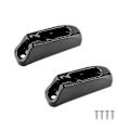 Miniatyrbillede 1 af 5: 2 stk. båd Jam Cleat selvspærrende reb sort nylon Clam Cleat Cord spændere n112