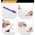 Miniatyrbilde 3 av 4: Hoppetau - Mykt perlet segment hopptau - Justerbart flokefritt fancy tau for trening Purple