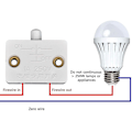 Miniatyrbild 4 av 5: 6 st dörr LED-strömbrytare för garderobsbelysning, normalt stängda skåp elektriska lampströmbrytare, för garderob P-YUHAO Black