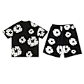 Pikkukuva 1 / 4: Herr Denim Tears Kesä Lyhythihainen Vaatesetti Musta Black Black XL