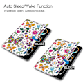 Miniatyrbild 2 av 5: Fodral för iPad Pro 11 (2024) - Trivikt Stativ PU Läder Mönster Smart Surfplatta Skydd - Multicolor Butterflies
