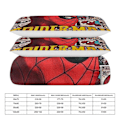 Miniatyrbild 2 av 4: v109 Spider-Man 3-delars Bäddset för Enkelsäng - Inkluderar 1 Enkelt Täcke och 2 Örngott - Färgbeständig Mikrofiber - Spider io109 200x200cm 78x78in