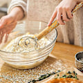 Miniatyrbillede 4 af 5: Dansk dejvisp brødblander, 3 stk rustfrit stål hollandsk visp til kage dessert brød pizza pasta