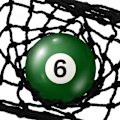 Miniatyrbillede 4 af 5: 6 stk. bomuldspoolbordnetposer holdbare poolnetposer poolbordtilbehør (santanxing)