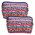 Miniatyrbillede 1 af 5: 2 stk. Neoprene rejse makeup taske organizer, bærbar kosmetik pung håndtaske