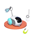 Miniatyrbild 1 av 5: Turbo Tail 2.0 Kattleksak - 2024 Bästa Turbo Tail Mus Kattleksak Fjärrkontrollleksak blue
