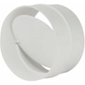 Miniatyrbillede 1 af 5: 100mm Tilbagevendende Rørforbindelse PVC Hvid Rundt Gitter