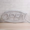 Miniatyrbilde 5 av 5: Neon åpent skilt for butikk to lysmoduser