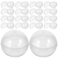 Miniatyrbilde 1 av 2: 50 stk Plast Transparent Kuler Multifunksjonelle Vridde Runde Kuler Klare Fyllbare Grab Kuler As Shown 2.8X2.8cm