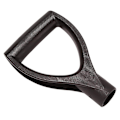 Miniatyrbilde 5 av 5: 4 stk D-grep håndtakspade for gravingsskuff ryggbeskytter erstatning raking hagearbeid verktøy snø