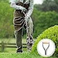 Miniatyrbilde 5 av 5: Innvendig diameter jern spade håndtak spade D/y grep håndtak god håndbeskyttelse hage solid jern tilbehør