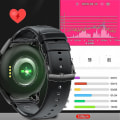 Miniatyrbild 5 av 5: För Huawei Smart Watch Män Vattentät Sport Fitness Tracker Multifunktion Bluetooth Samtal Smartwatch Man För Android Ios