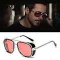 Pikkukuva 2 / 5: Iron Man 3 Matsuda Tony Stark Aurinkolasit Miehet Rossi Päällyste Retro Vintage Designer Aurinkolasit Oculos Masculino Gafas Del Uv400(9-xy62-c7)